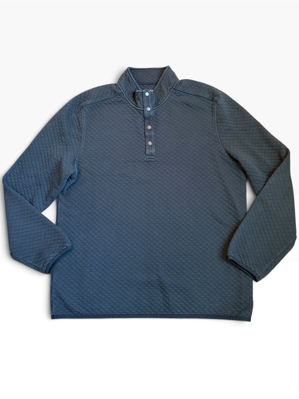Rhone Gramercy Quilted Pullover Men’s XL Black READ